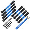 7075 Aluminum Toe Link & Push Rod Set for 1/16 Slash RC Truck Upgrade Part,Replace#7038#7018 (Blue) view 2
