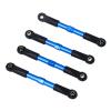 7075 Aluminum Toe Link & Push Rod Set for 1/16 Slash RC Truck Upgrade Part,Replace#7038#7018 (Blue) view 4
