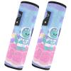 Cartoon Cute Astronauts Dinosaur Purple 2 pcs Child seat Belt Strap Cover, More Comfort Driving, carseat Belt Pads for Backpack view 2