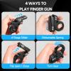BJZSDDUZ Multifunctional Fidget Gun Fidget Toys Adults Fidget Slider for Adults Stress Relief ADHD/ADD/Autism Cool Gadgets Toys-Black view 2