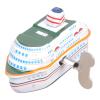 Vdaxvme Collectible Cruise Ship Tinplate Toy Realistic Model Statue Figurine for and Adult Enthusiasts Childhood Wind Up Collectible Toy view 1