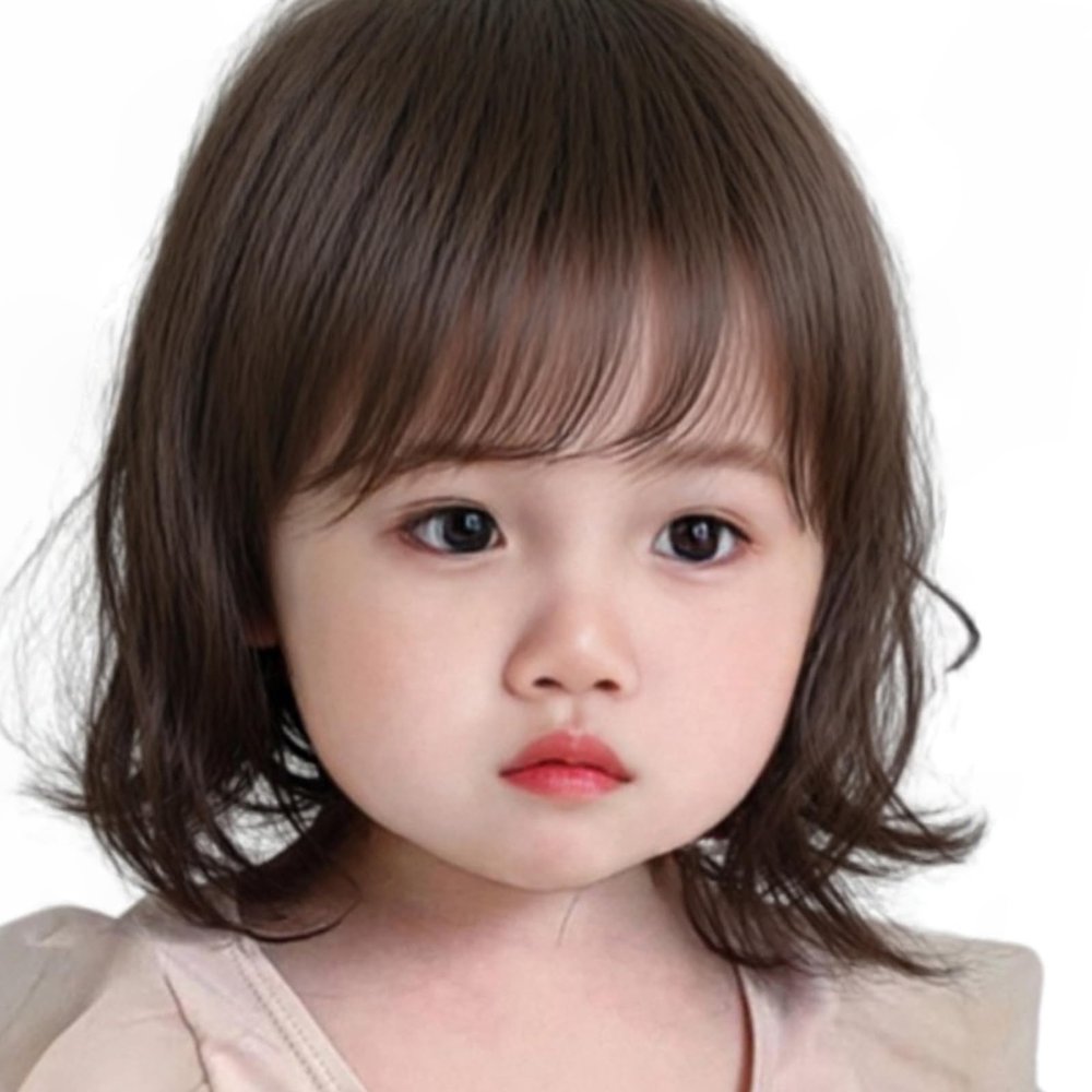 Vdaxvme Girls Synthetic Curly Wigs Adjustable Net Synthetic Fibers Perfect for Sensitive Skin Friendly Breathable Net Wigs