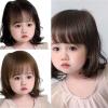 Vdaxvme Girls Synthetic Curly Wigs Adjustable Net Synthetic Fibers Perfect for Sensitive Skin Friendly Breathable Net Wigs view 2