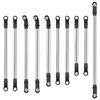 10Pcs Stainless Steel Link Rod Linkages with Rod End 1/10 RC Crawler for Axial SCX10 II AXI90075 for UMG10 confident view 2