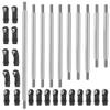 10Pcs Stainless Steel Link Rod Linkages with Rod End 1/10 RC Crawler for Axial SCX10 II AXI90075 for UMG10 confident view 3