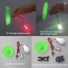 1/2/4 Pcs Small Wind Turbine Generator Of Physical Power Generation Principle,Micro DC Motor Power Wind Turbines Electricity Fan Blades,Kits for DIY Science Education(4Pcs,+Seven-color light) view 2