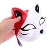 Abaodam 4Pcs Japanese Style Half Face Cat Masks Foxes Design Cosplay Unisex for Dance Performances and Festival Parties view 4