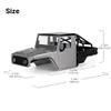 INJORA IR40-24 Half Truck Hard Body with Cage for 1/24 SCX24 Upgrade(Grey) view 2