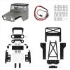 INJORA IR40-24 Half Truck Hard Body with Cage for 1/24 SCX24 Upgrade(Grey) view 3