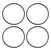 Pool Chlorinator Lid O Ring for Hayward CL200 CL220 CLX200K 5.5 Inch Black Rubber Seal Compatible with In-Line Off-Line Chlorinators OEM Replacement for 308-1125 SPX1500P 4 Pack(4 PACK) view 2