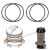 Pool Chlorinator Lid O Ring for Hayward CL200 CL220 CLX200K 5.5 Inch Black Rubber Seal Compatible with In-Line Off-Line Chlorinators OEM Replacement for 308-1125 SPX1500P 4 Pack(4 PACK) view 4