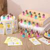 CroBlissful 100 Sets Mini Jesus Figurines Glow in The Dark with Let Your Light Shine Cards for Christian Valentine Gifts Church Sunday School Religious Gifts for Easter Egg Fillers (Raise Both Hands) view 3