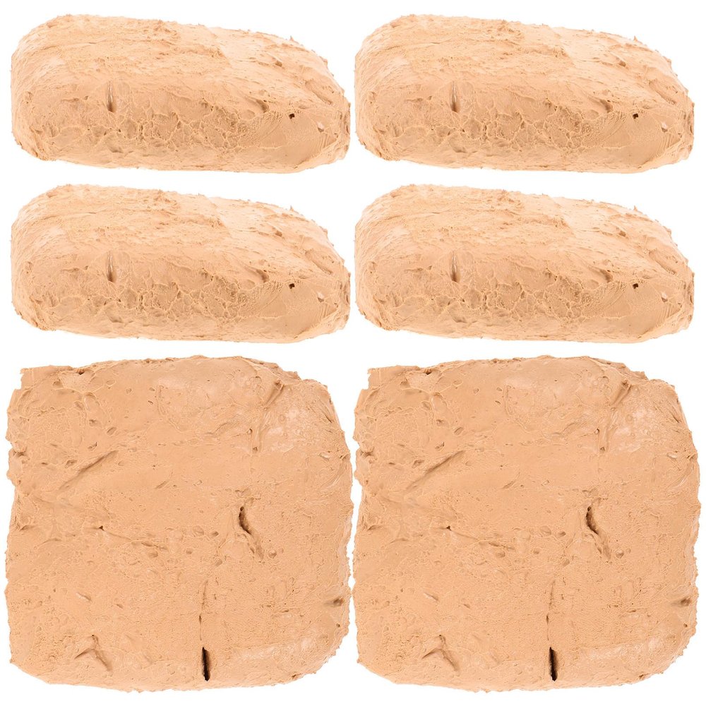 BESPORTBLE 6Pcs Air Dry Clay Each Natural Non-Toxic Modeling Clay for Teens for DIY Sculpting Keychain Charms and Creative Art Projects