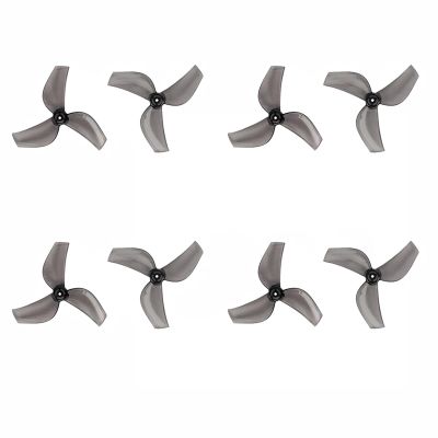 4Pairs (4CW+4CCW) for Gemfan 35mmS-3 3-Blade 35mmS-2 2-Blade 35mm PC Propeller 1mm Hole for Tinywhoops Parts distintivo(35MM Gray 3-Blade)