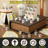 CroBlissful 200 Sets Mini Jesus Figurines Glow in The Dark with Let Your Light Shine Cards for Christian Valentine Gifts Church Sunday School Religious Gifts for Easter Egg Fillers (Holding A Cross) view 4