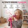 Kids Microphone with Stand, 2026 New All-in-One Microphone Toy, Multifunctional Singing Toy for Birthday Parties, Portable Karaoke Microphone Toy for Kids (Pink) view 2