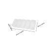 Abaodam 2pcs Transparent Poker Chip Container Large Capacity Plastic Chip Tray with Lid Professional Holder for Holdem and Card Storage Organizer view 2