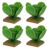 Abaodam 4pcs Lifelike Cabbage Models for Educational Playthings Plastic Vegetable for Home Decor Party Scenes School and Outdoor Play Portable Simulation Vegetables view 1
