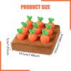 DYNWAVE Carrot Harvest Toy Puzzle Toys Non Slip Interactive Fine Motor Skills Developmental Creative Educational with 9 Carrots view 4