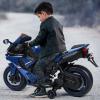 12V Kids Electric Motorcycle, 9MPH Cool Off-Road Motocross Bike with Double Motors, LED Lights & Music Player, Lockable Hidden Charging Port, Ideal Gift for Boys Girls Ages 2-8 Years Old Blue view 4