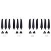 10Pairs (10CW+10CCW) for Gemfan F7036 F1051 10inch Folding Propeller 2-Blade/3-Blade for FPV Long Range Drones distintivo(F9046 3-Blades) view 1