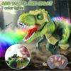 Fire Breathing Dragon Toy, Fire Breathing Dinosaur Toy, Electric Walking Remote Control Dinosaur Toys, 7 Color LED Firebreath Spray, Realistic Roaring Sounds, Christmas Birthday Gifts for Kids (2pcs) view 3