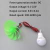 1/2/4 Pcs Small Wind Turbine Generator Of Physical Power Generation Principle,Micro DC Motor Power Wind Turbines Electricity Fan Blades,Kits for DIY Science Education(2Pcs,+F5 red light) view 4