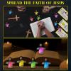 CroBlissful Mini Jesus Figurines Glow in The Dark with Let Your Light Shine Cards for Christian Easter Gifts Church Sunday School Religious Gifts for Easter Egg Fillers(200 Sets,Open Your Arms) view 3