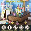 CroBlissful Mini Jesus Figurines Glow in The Dark with Let Your Light Shine Cards for Christian Easter Gifts Church Sunday School Religious Gifts for Easter Egg Fillers(200 Sets,Open Your Arms) view 4
