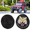 2Pcs RC Car Tire Cover, Spare Tire Cover for, 1/10 Scale PU Leather Tire Protector, Durable RC Spare Tires Cover for Axial SCX10, D90, CC01RC 1/10 Remote Control Veh view 4