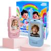 LSENG Video Walkie Talkies for Childrens Handheld 2 Pack Rechargeable Video Intercom Kids Walkies Talkies, Indoor Outdoor Toys for Family Games, Outside, Camping, Hiking for Boys Girls Ages 3-12 view 1