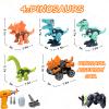 Kids' Dinosaur Toy Assembly Kit, STEM Education Dinosaur Themed Remote Controlled Car, Ideal Birthday, Suitable for Children Ages 3 4 5 6 7 8+ view 2