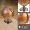 CVUTOVO Rotatable Decorative Terrestrial Globe with Sturdy Base European Luxury Style Geography Globe for Home Office Classroom Stable Desktop Adornment for Explorers and Teaching Aid view 4