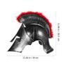 BESPORTBLE Roman Warrior Helmet with Plumes Lightweight Soldier Helmet for Cosplay Party Medieval Roman Costume Accessory for Fancy Dress Role-playing Carnivals and Holiday Events view 4