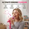 Karaoke Machine with Light, 2025 Upgrade Star Microphone with Stand, All in One Funny Karaoke Microphones with Adjustable Stand for All Ages, Birthday Gifts (not Included adeapter Cable) (Blue) view 2