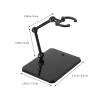 CVUTOVO 4pcs Action Figure Stands Doll Display Holder Support Base Wear-resistant Stable for Model Collectors Home Decoration view 3