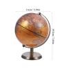 Abaodam Terrestrial Globe with Sturdy Base Abs and Alloy Material Home Decorative Tellurion Globe Educational Desktop Geography Teaching Tool for Office and Study view 2