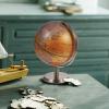 Abaodam Terrestrial Globe with Sturdy Base Abs and Alloy Material Home Decorative Tellurion Globe Educational Desktop Geography Teaching Tool for Office and Study view 3