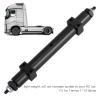 Aluminum Alloy Rear Axle Bridge, RC Unpowered Trailer Rear Wheel Axle Tail Axle Upgrade Accessory for 1/14 Scale RC Cars Trailer (120mm) view 3