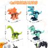 Bantroplis Kids Building Dinosaur Toys, STEM Educational Construction Building Toy, Dinosaurs Ideal Birthday, Christmas for Girls Age 3 4 5 6 7 8 + Year Old (4 Dinosaurs+1 Drill) view 2