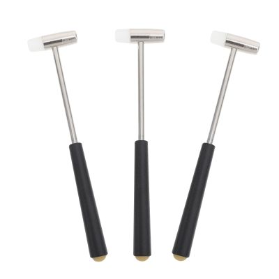 Abaodam 3pcs Dual-ended Assemble Hammers for Blocks Building Accessories Practical Black Handle for Hand-eye Coordination and Creative Play