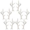 Abaodam 5 Pairs White Faux Antler Headdresses DIY Christmas Accessories Deer Horn Hair Decor for Holiday Party Costume Embellishments view 1