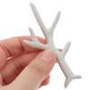 Abaodam 5 Pairs White Faux Antler Headdresses DIY Christmas Accessories Deer Horn Hair Decor for Holiday Party Costume Embellishments view 4
