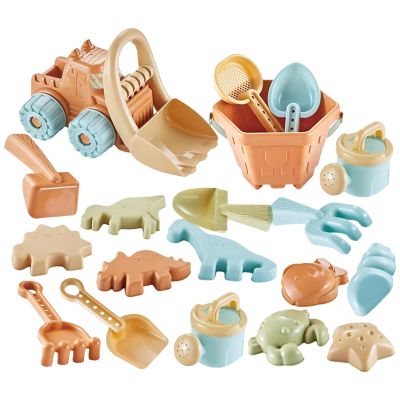 Beach Sand Toy- 30x16.5x18cm, Beach Sand Toys Children's Beachs Set with Sands Shovel Rake, Outdoor Travel Toys Parent-Kid Interactive Toy for Courtyard, Water Parks, Seaside