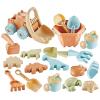 Beach Sand Toy- 30x16.5x18cm, Beach Sand Toys Children's Beachs Set with Sands Shovel Rake, Outdoor Travel Toys Parent-Kid Interactive Toy for Courtyard, Water Parks, Seaside view 1