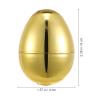 20pcs Golden Fillable Easter Eggs - 2.36" Plastic Eggs for Easter Egg Hunt, Basket Stuffers, Party Favors, Holiday Decorations (Candy, Toys, Gift Box) view 3