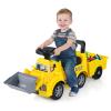 Costzon Ride on Excavator, Kids Tractor Digger Bulldozer Push Car w/Shovel, Detachable Trailer, Under-Seat Storage, DIY Stickers, Sit and Scoot Ride on Toy, Construction Car for Toddler 18+ Months view 1