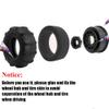 1/10 Short Course Truck Sand Tires Snow Tyres with 12 14 17mm Wheel Hex for Arrma Senton Tires Slash Tires Axial Redcat Rc4wd RC Car(Black) view 4