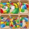 Magnetic Suction Rail Electric Train Set 3D Magic Flexible Race Track, 81 Pcs Race Car Track Block with Anti-Gravity, Educational Toy Boys Girls Birthday (81 PCS) view 3