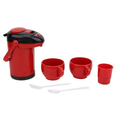 Simulation Electric Kettle Toy Multifunctional Educational Kitchen Play Set for Kids Safe Plastic Small Household Appliances 21x20x8cm